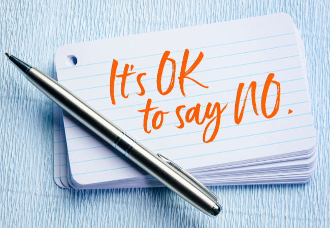 The Art of Saying No