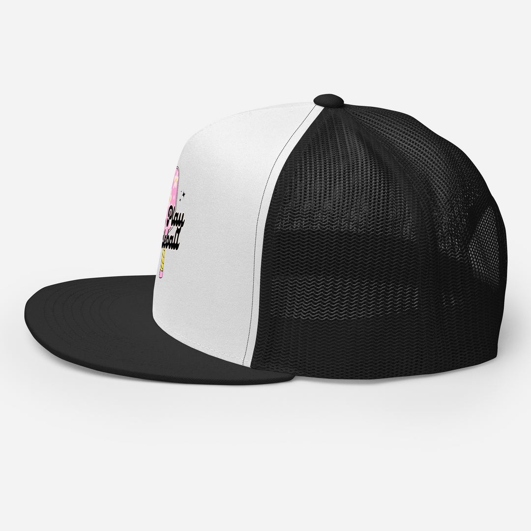 Women's Trucker Cap - Let's Play Pickleball