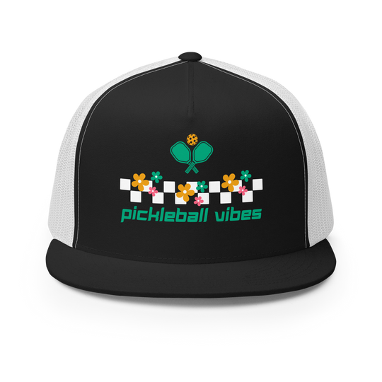 Women's Trucker Cap - Checkered Pickleball Vibes