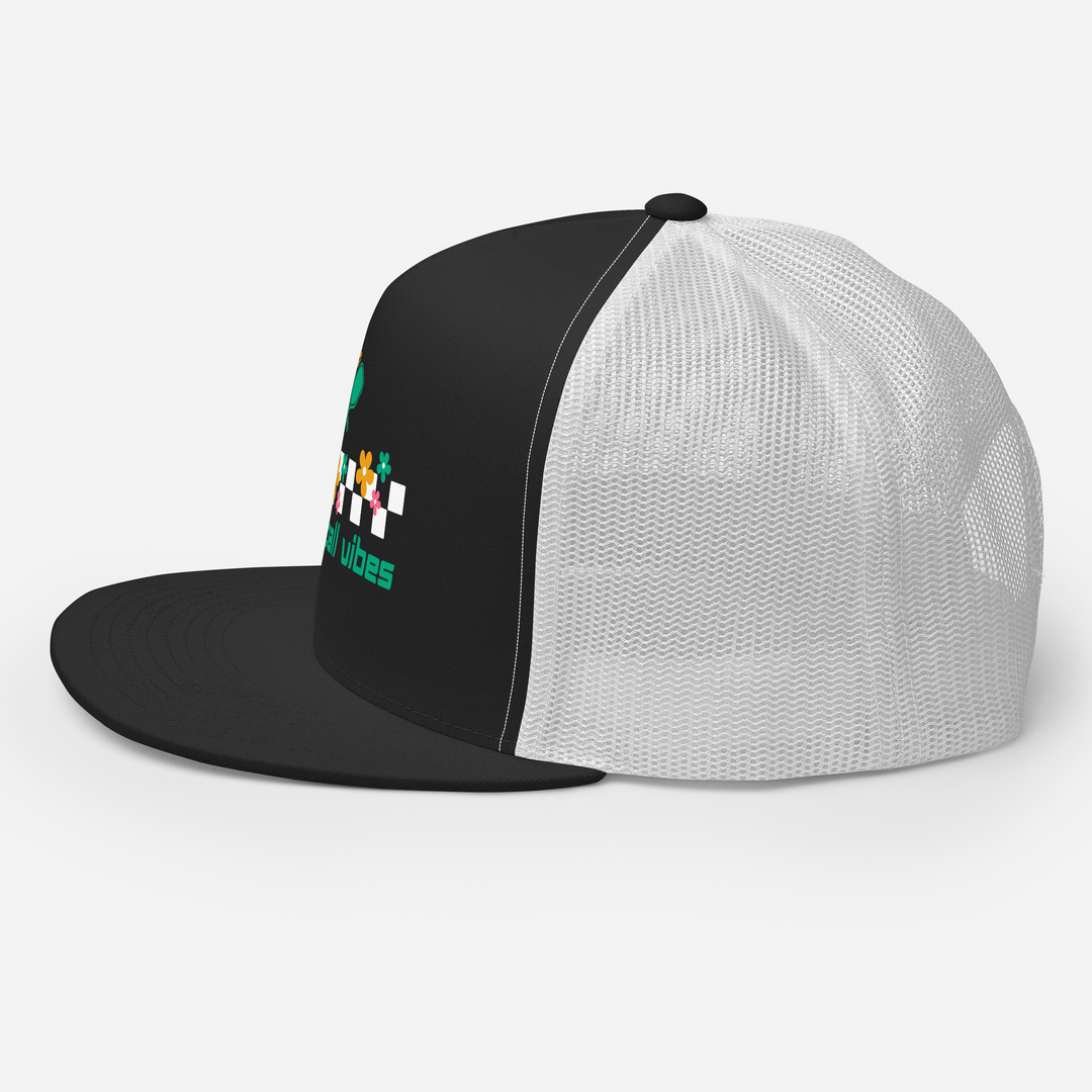 Women's Trucker Cap - Checkered Pickleball Vibes