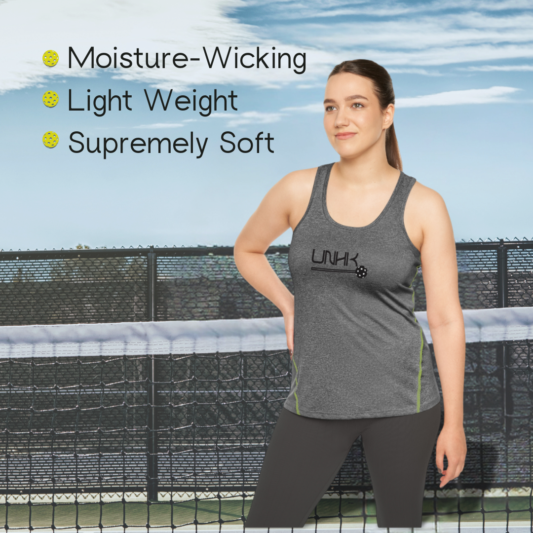 Women's Sports Tank Top - Pickleball Swoosh