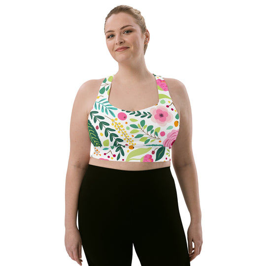 Women's Flower Sports Bra