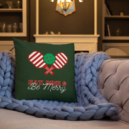 Eat Dink and Be Merry Premium Pillow