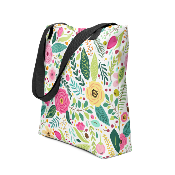 Floral Fling Tote Bag