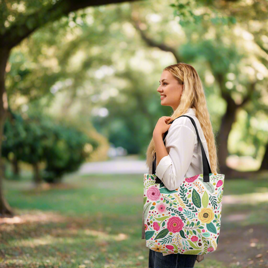 Floral Fling Tote Bag