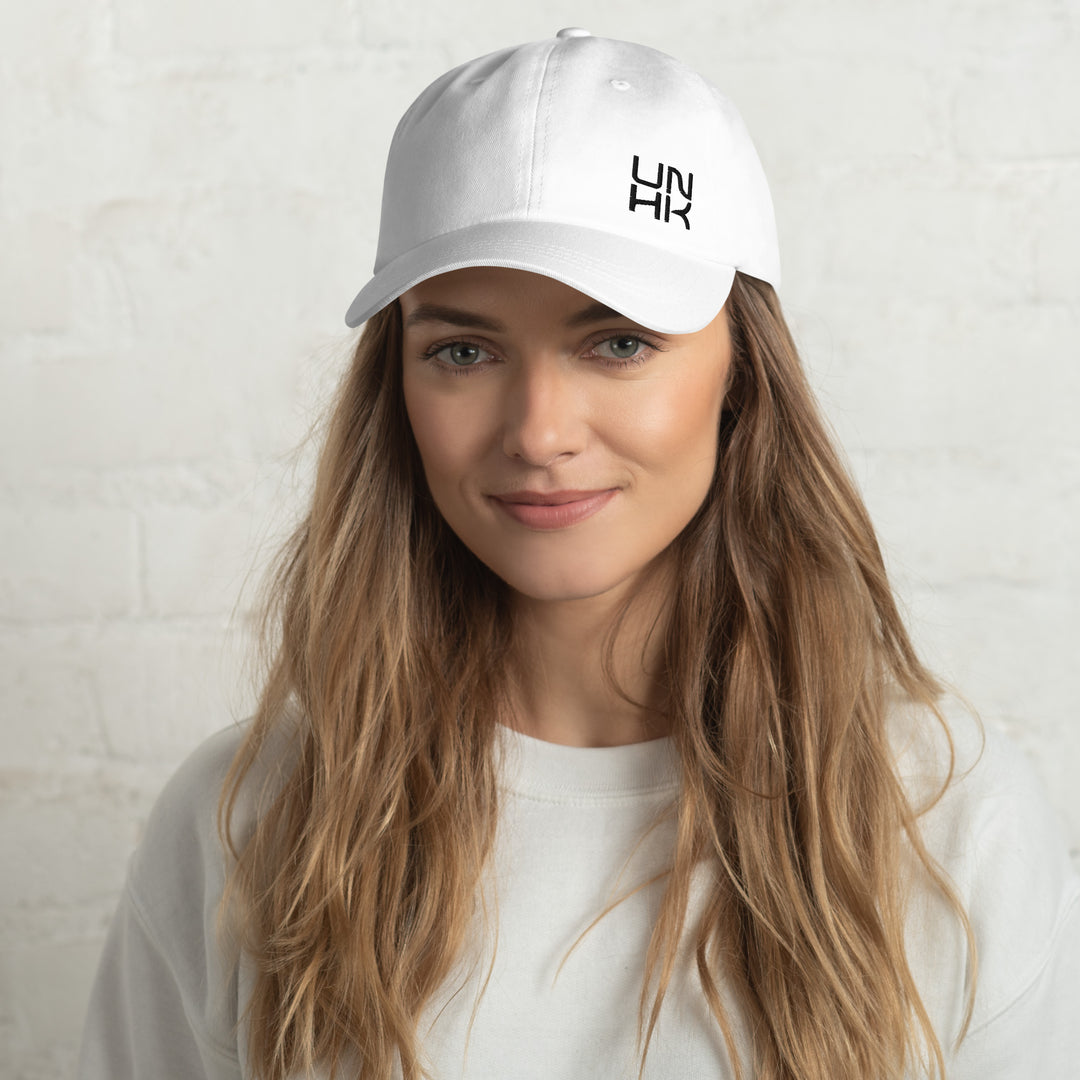 Women's UNHK Dad Hat - White