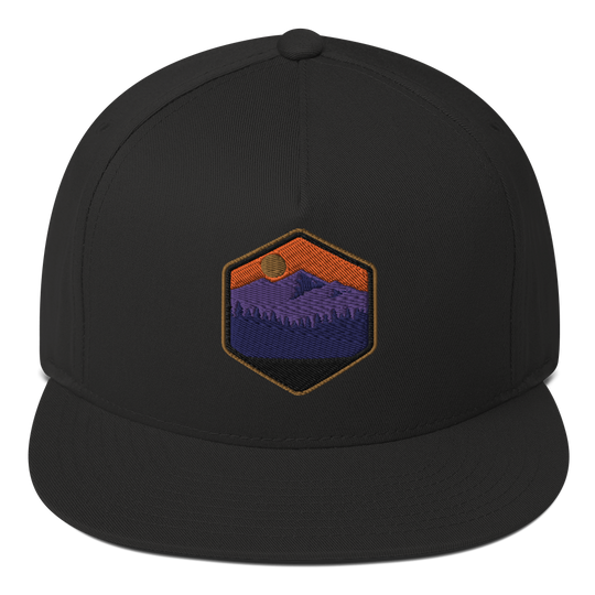 Hiking Flat Bill Hat