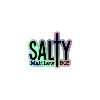 Salthy Holographic Sticker