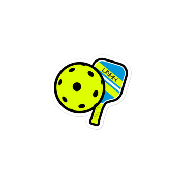 UNHK Pickleball and Paddle Sticker