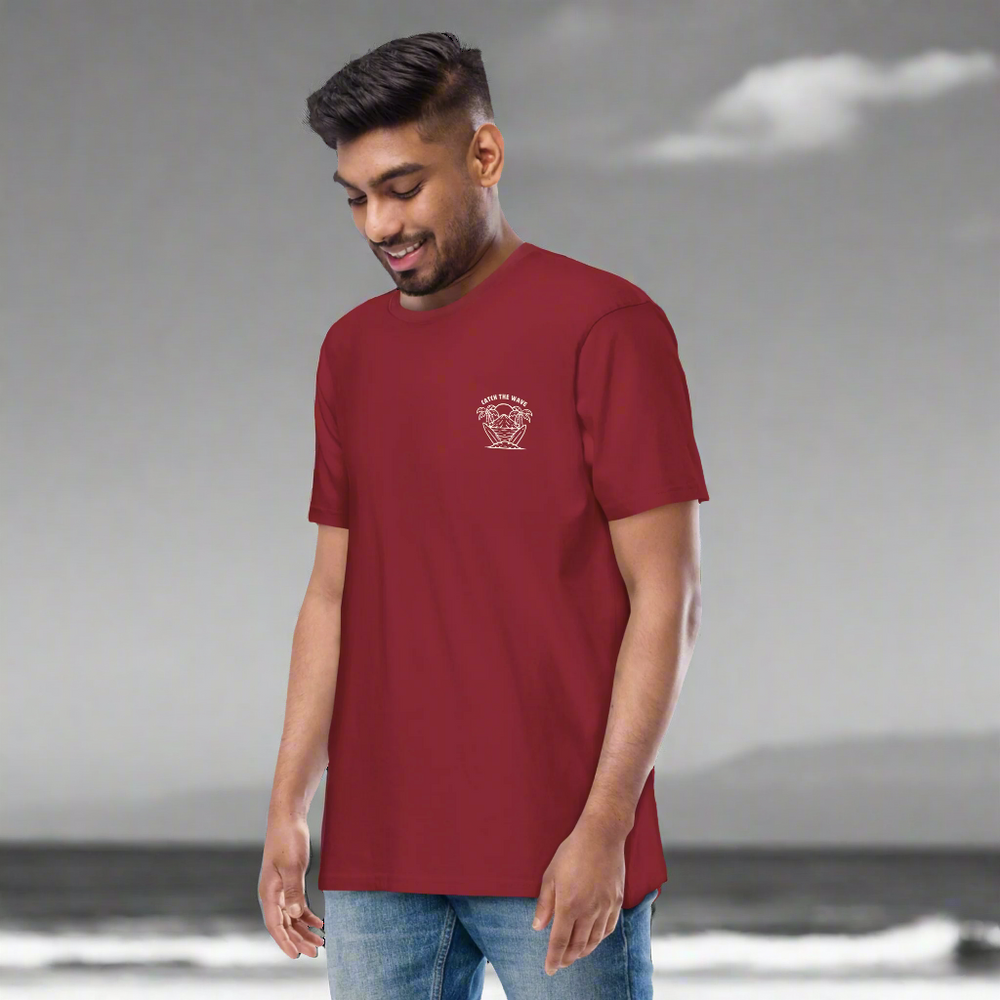 Men’s Premium Catch the Wave Shirt - Red