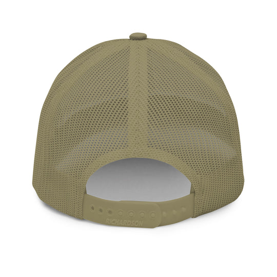 UNHK Puff Embroidered Trucker Hat - Loden Back