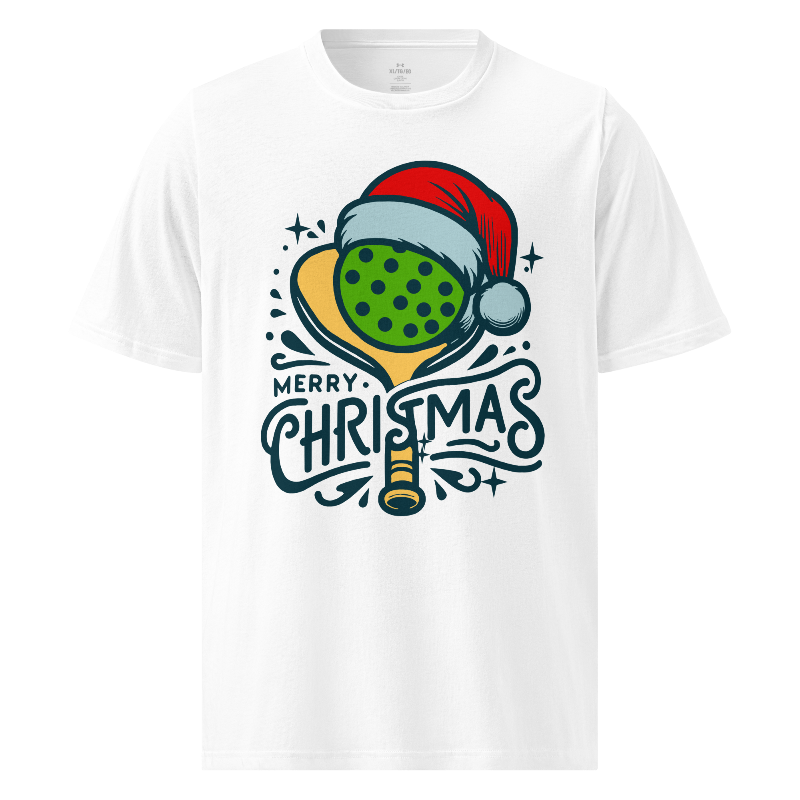 Holiday Pickleball Paddle Under ArmourⓇ Athletic T-Shirt  | White