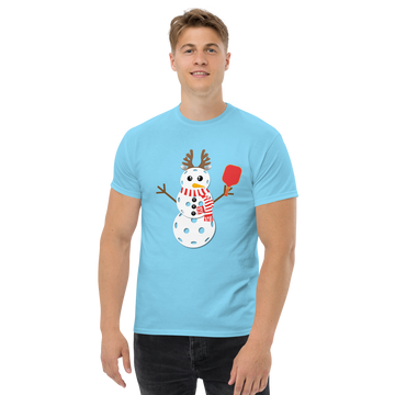 Pickleball Snowman Classic Tee