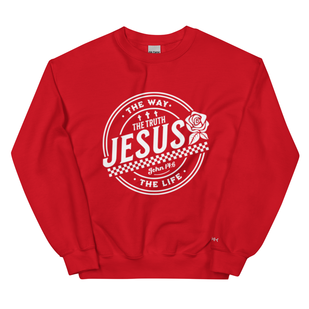 Jesus Way Truth Life Women's Sweatshirt