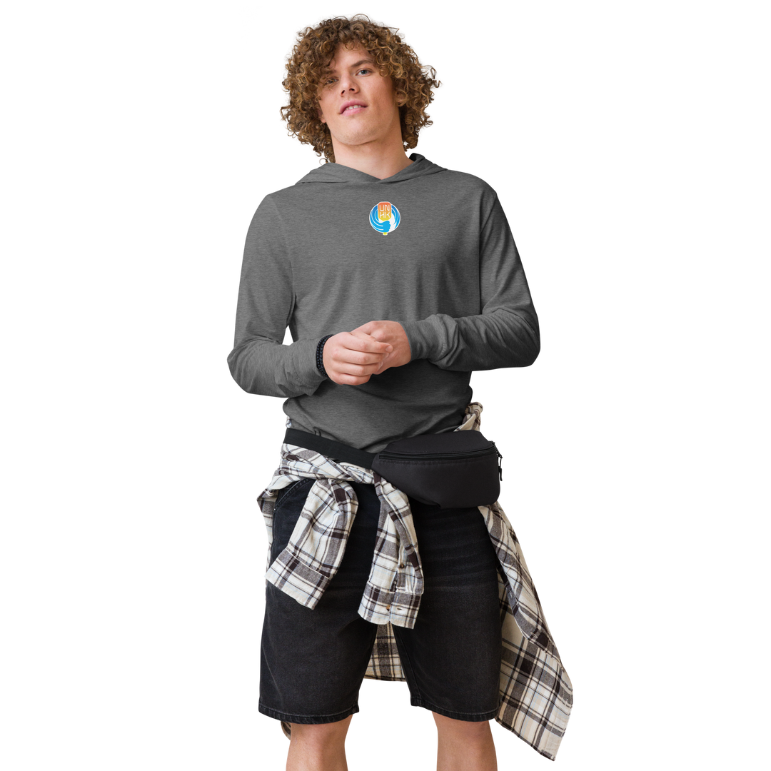 Men's Pickleball Hooded Long-Sleeve Shirt