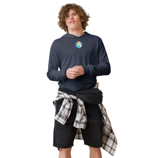 Men's Pickleball Hooded Long-Sleeve Shirt