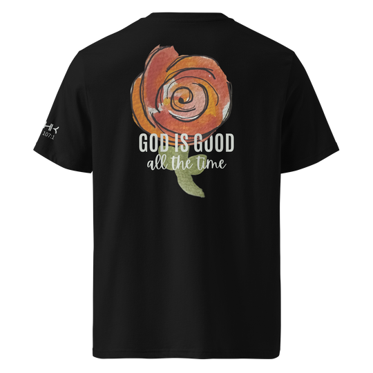 God is Good All the Time Women's Organic Cotton T-Shirt - Black