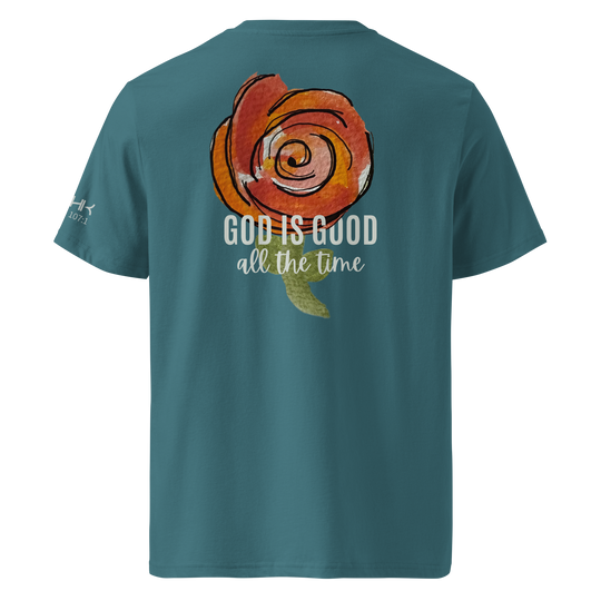 God is Good All the Time Women's Organic Cotton T-Shirt - Teal