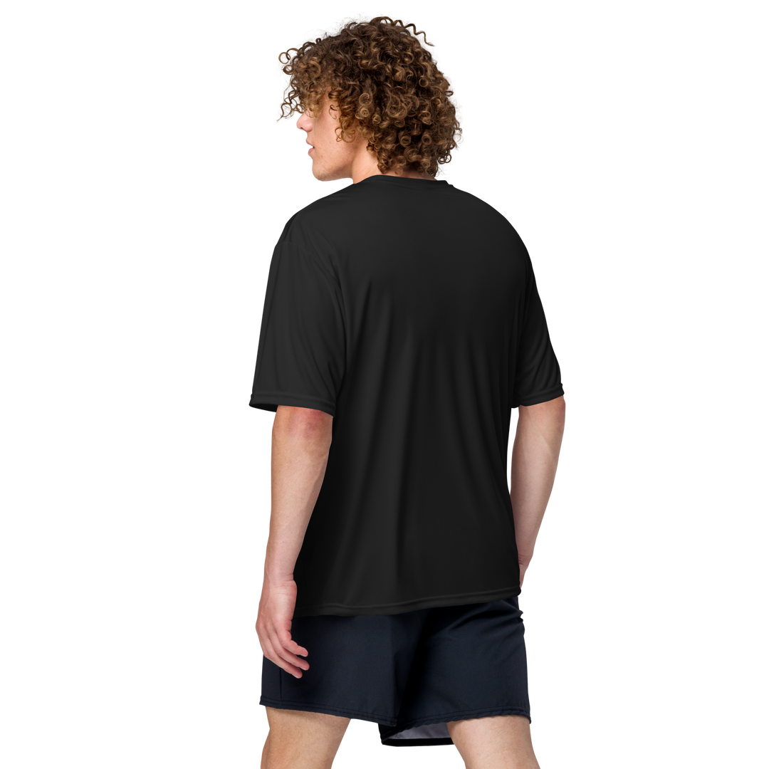 Men's Performance Shirt with Pickleball Wave Design