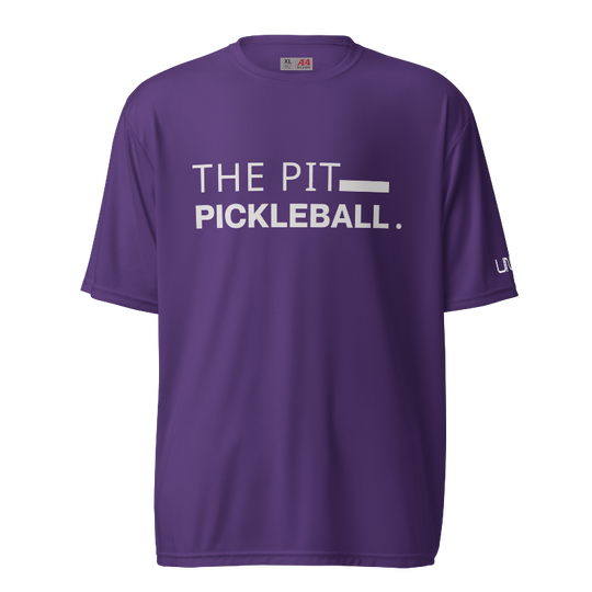 The Pit Pickleball A4 Moisture-Wicking T-Shirt | Purple