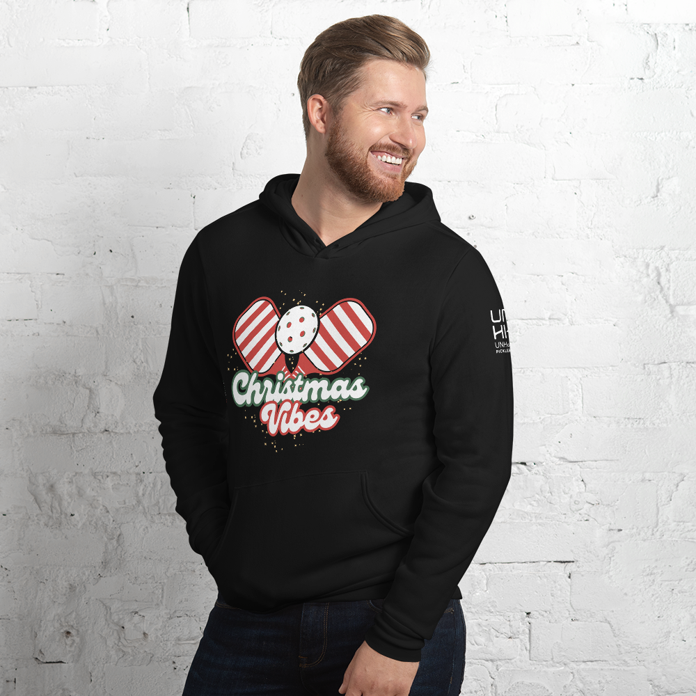 Pickleball Christmas Vibes Hoodie