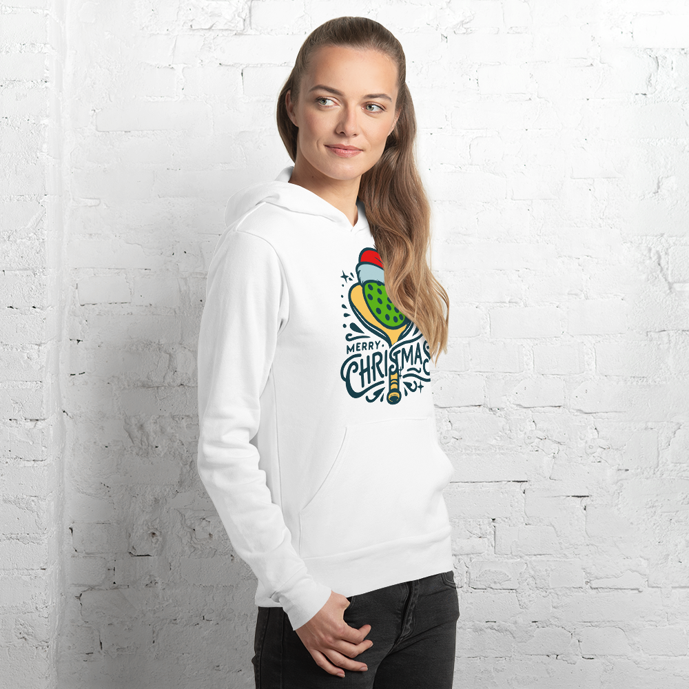 Merry Christmas Pickleball Hoodie