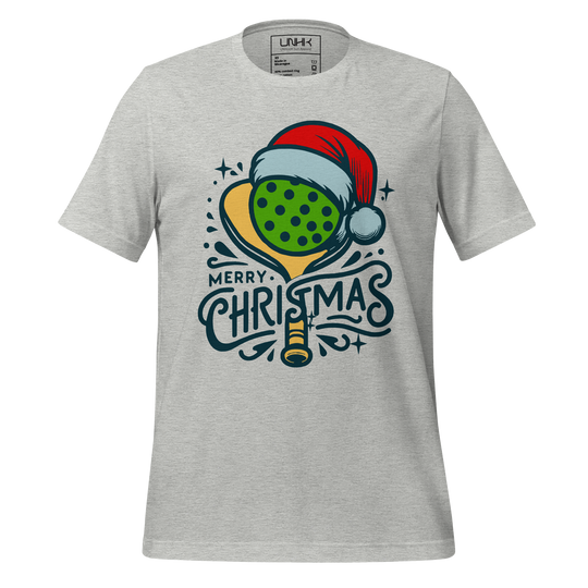 Unisex Merry Christmas Pickleball T-Shirt