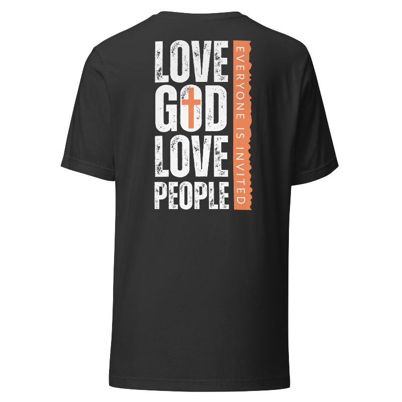 Love God Love People T-Shirt | Gray