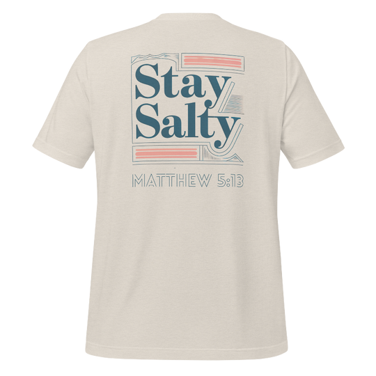 Stay Salty Men's T-Shirt | Beige