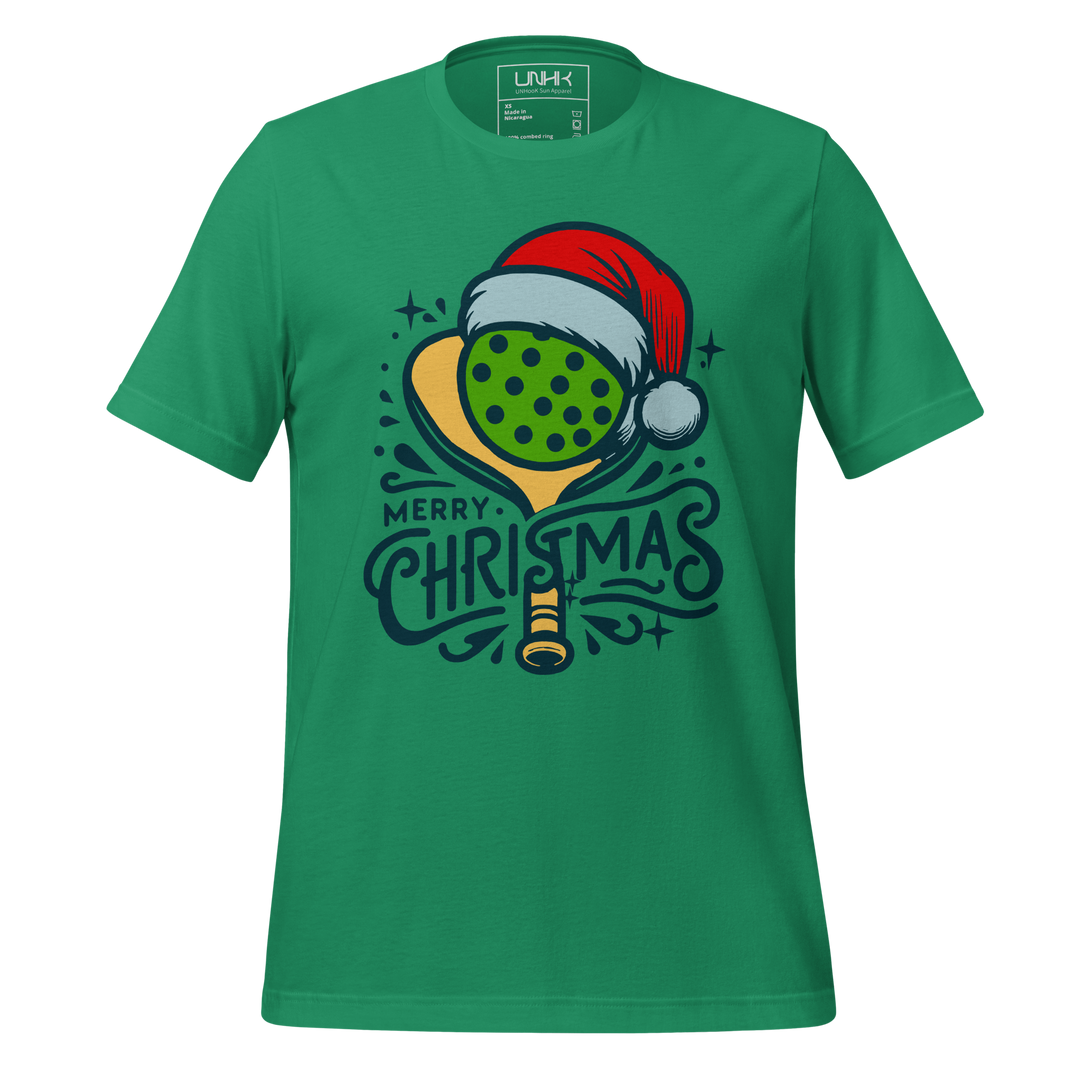 Unisex Merry Christmas Pickleball T-Shirt