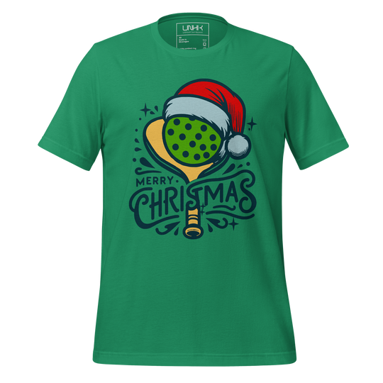 Unisex Merry Christmas Pickleball T-Shirt