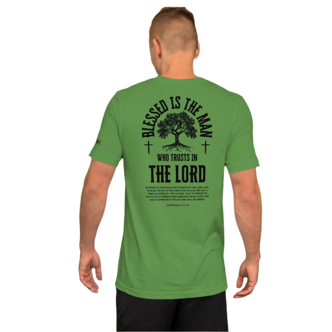 Blessed is the Man Who Trusts in the Lord Men's T-Shirt