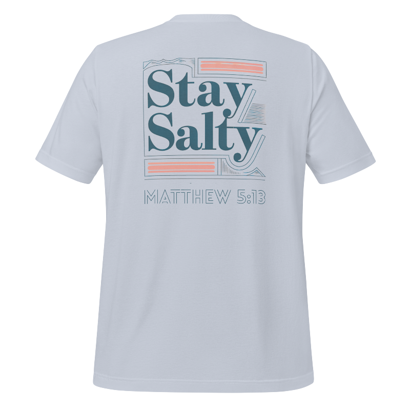Stay Salty Men's T-Shirt | Light Blue