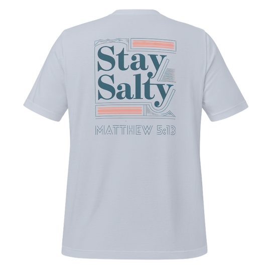 Stay Salty Men's T-Shirt | Light Blue