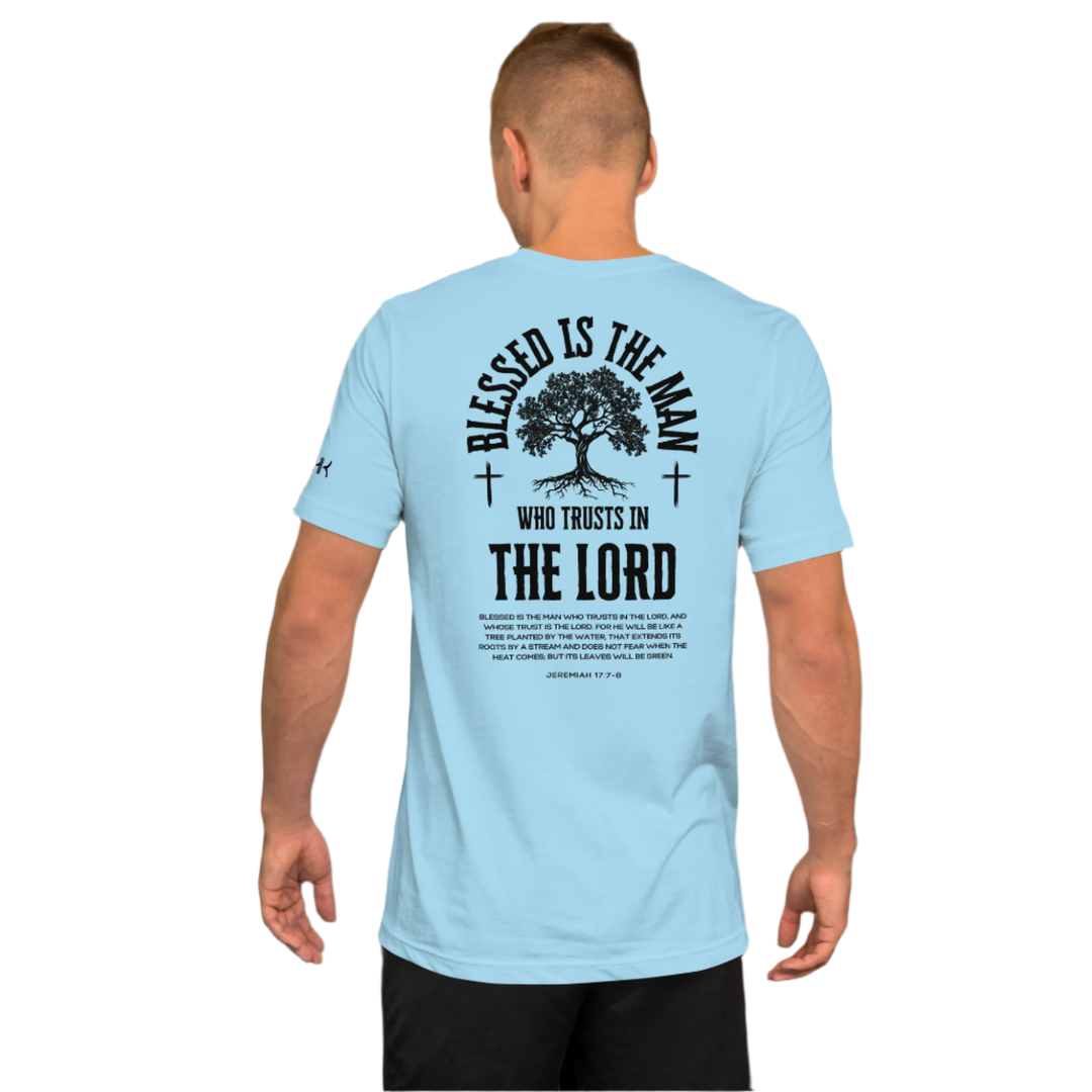 Blessed is the Man Who Trusts in the Lord Men's T-Shirt