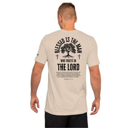 Blessed is the Man Who Trusts in the Lord Men's T-Shirt