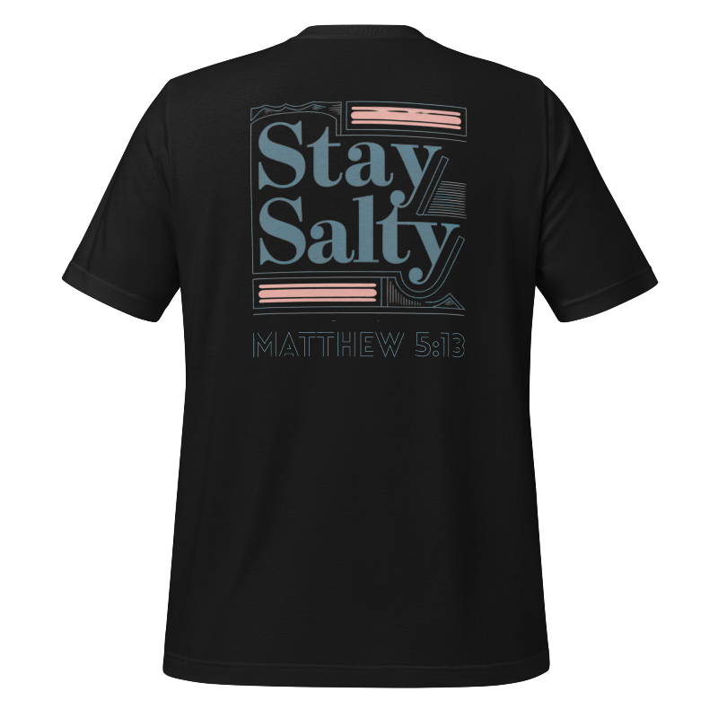 Stay Salty Men's T-Shirt | Black