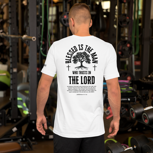 Blessed is the Man Who Trusts in the Lord Men's T-Shirt