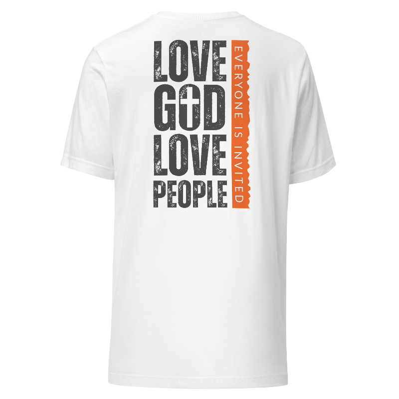 Love God Love People T-Shirt | White