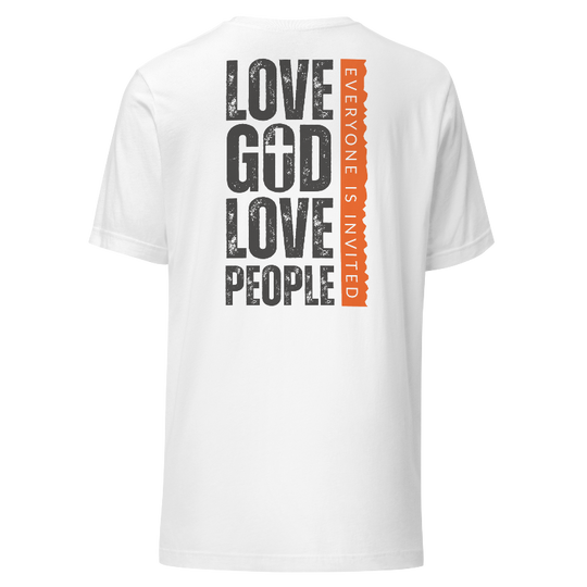 Love God Love People T-Shirt | White
