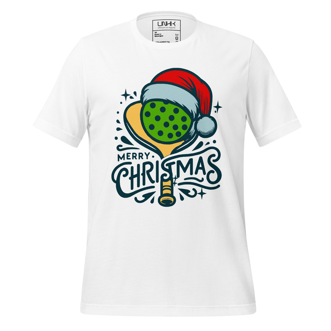 Unisex Merry Christmas Pickleball T-Shirt