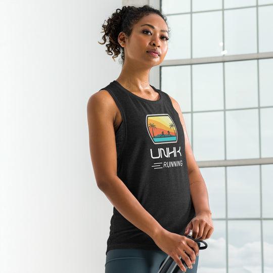 Women's Running Tank Top - Black Lifestyle