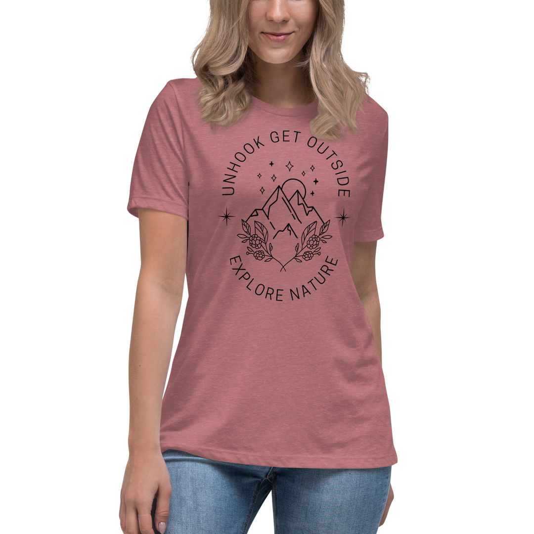 Women's Explore Nature Relaxed T-Shirt - Mauve