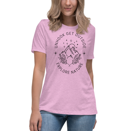 Women's Explore Nature Relaxed T-Shirt - Lilac