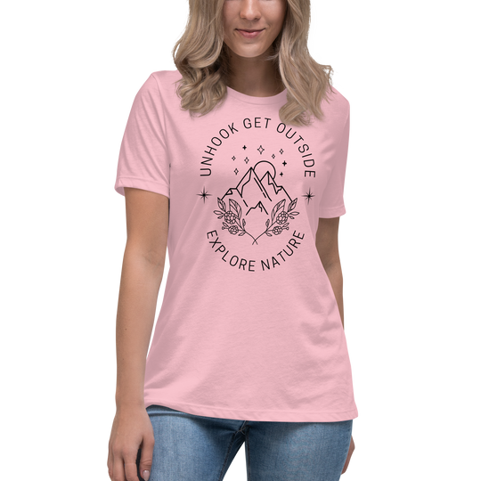 Women's Explore Nature Relaxed T-Shirt - Pink