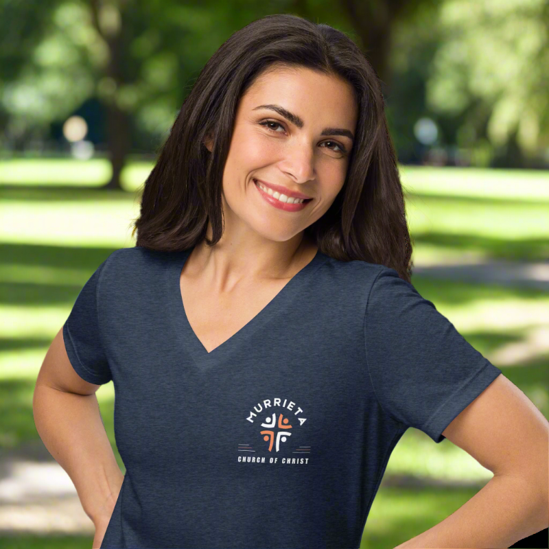 Love God Love People Women's Relaxed V-Neck T-Shirt