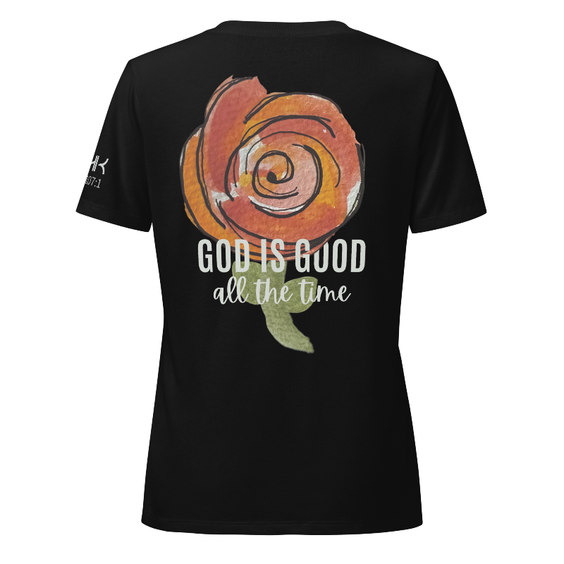 God is Good All the Time Women’s Relaxed V-Neck T-Shirt