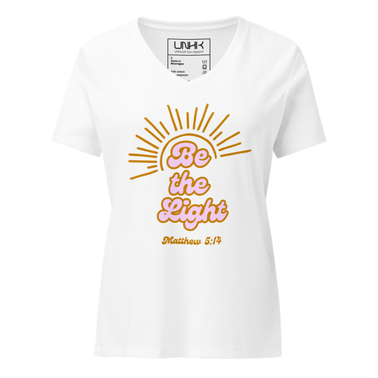 Be the Light Women's Relaxed V-Neck T-Shirt