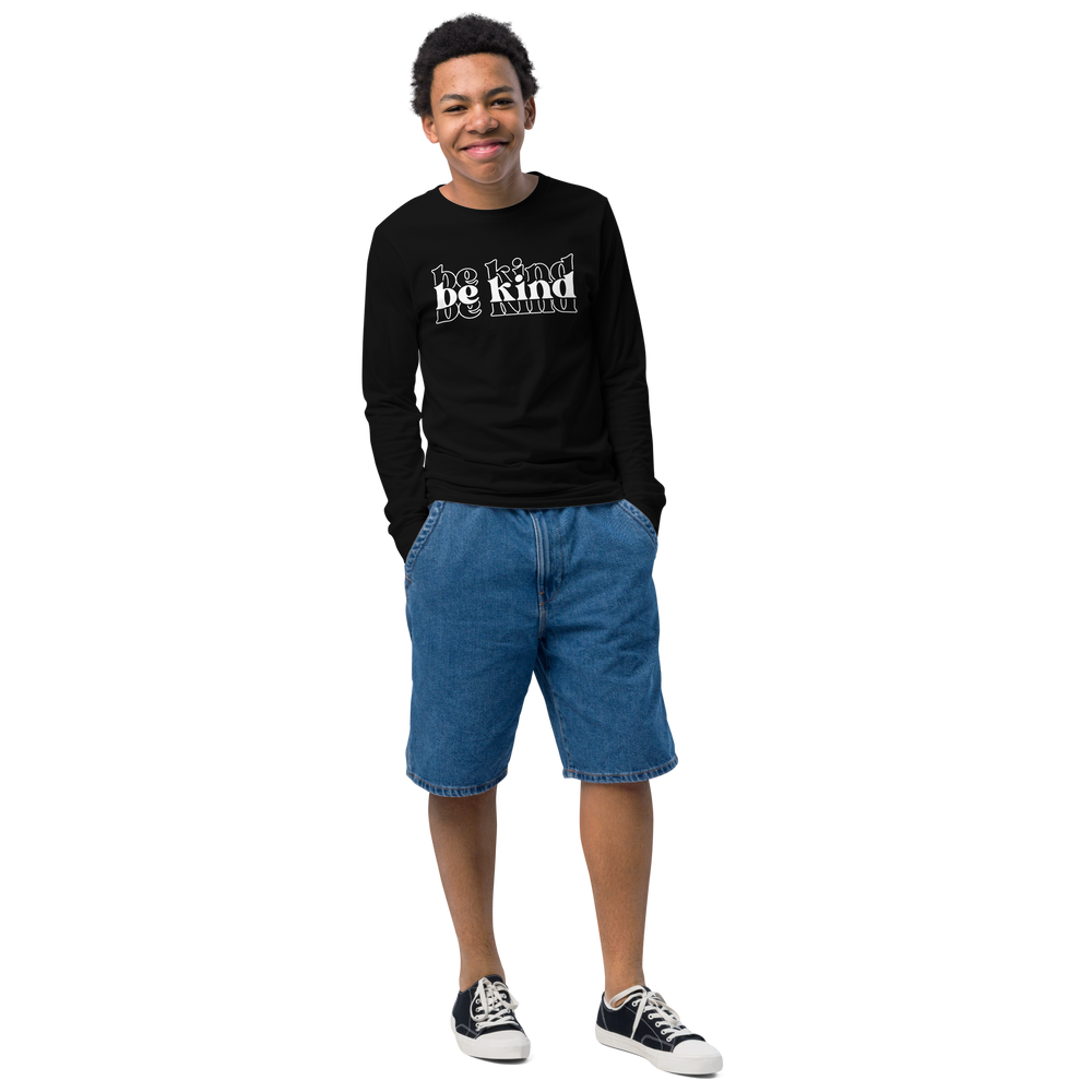 Be Kind on Repeat Youth Long Sleeve Tee