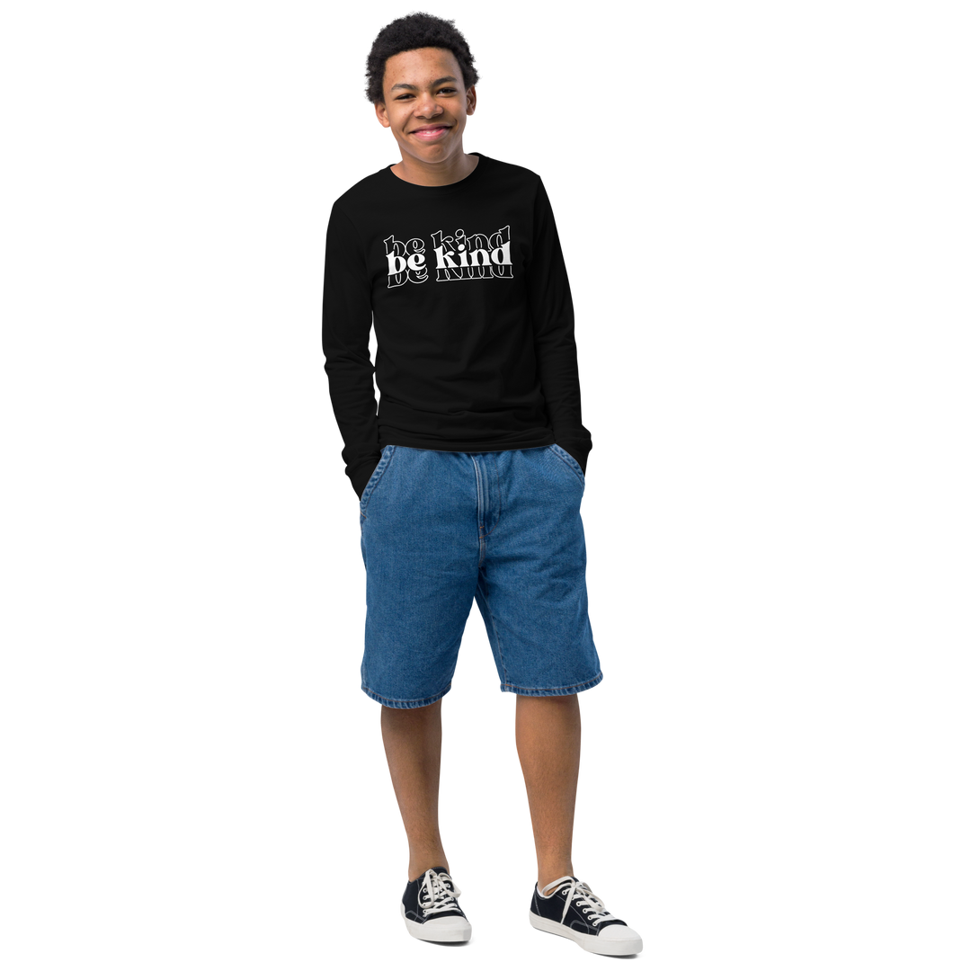 Be Kind on Repeat Youth Long Sleeve Tee